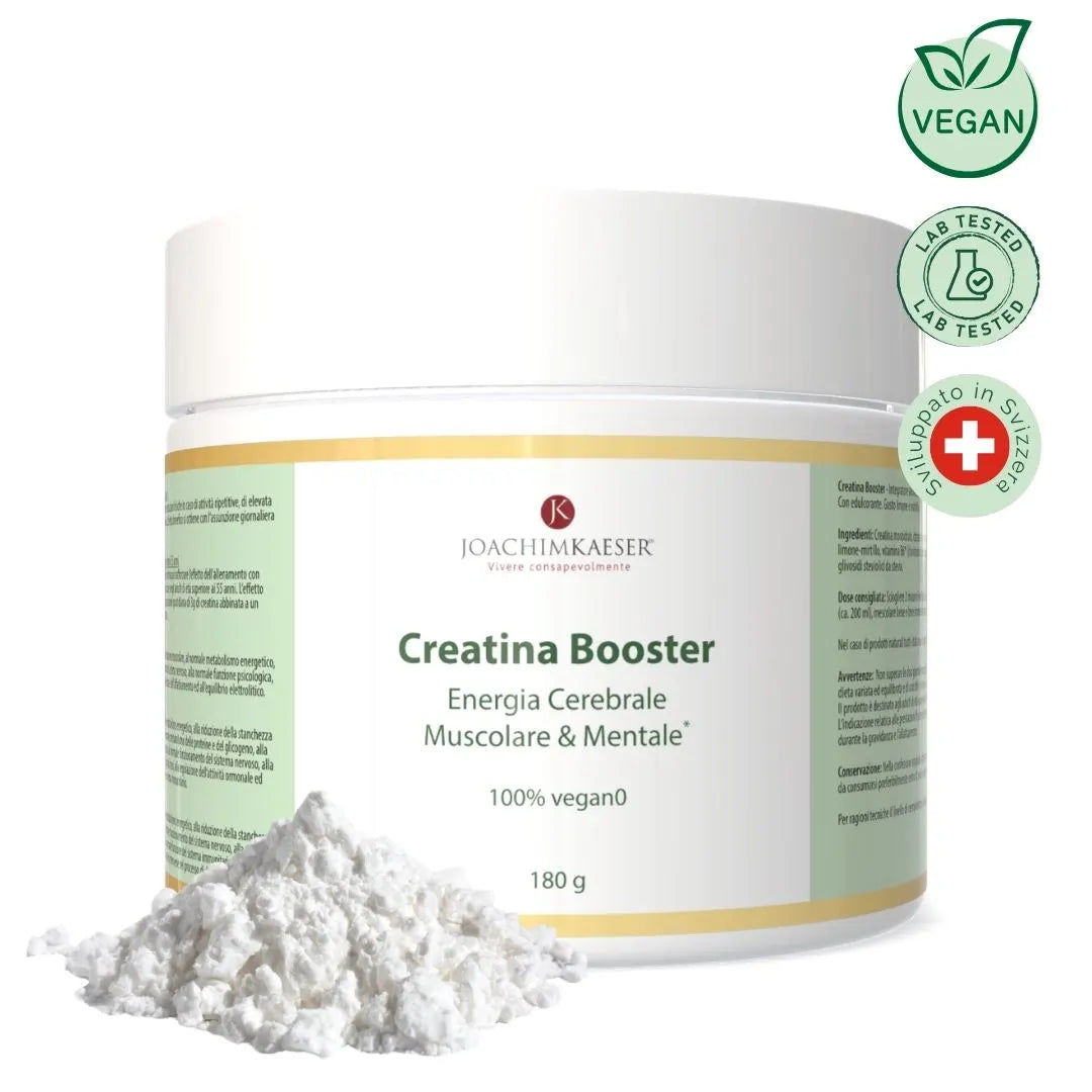 Creatina Booster | Energia Cerebrale, Muscolare & Mentale