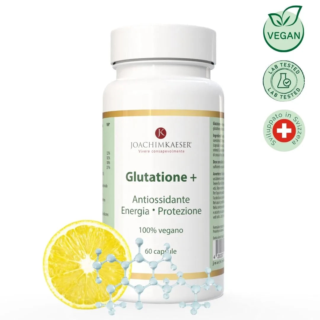Glutatione + – Disintossicazione e protezione con NAC, acido α-lipoico e Q10