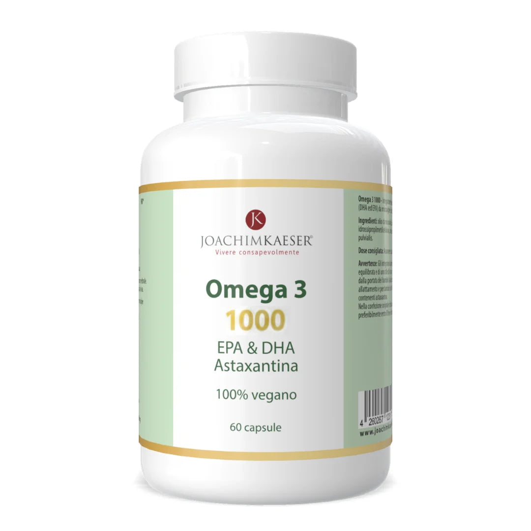 Omega 3 1000 - EPA & DHA Astaxantina 100% vegano