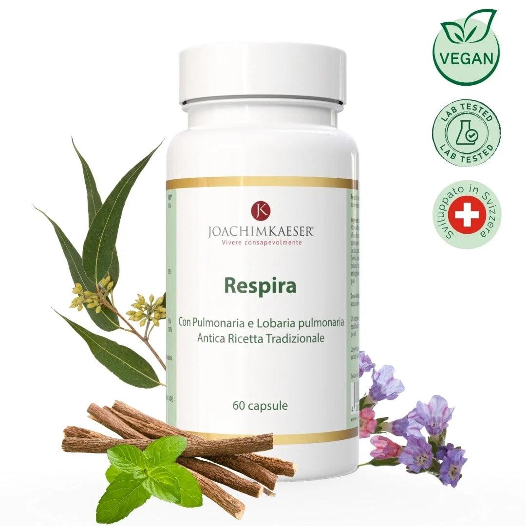 Respira – Polmonaria e lichene polmonario per bronchi e vie respiratorie