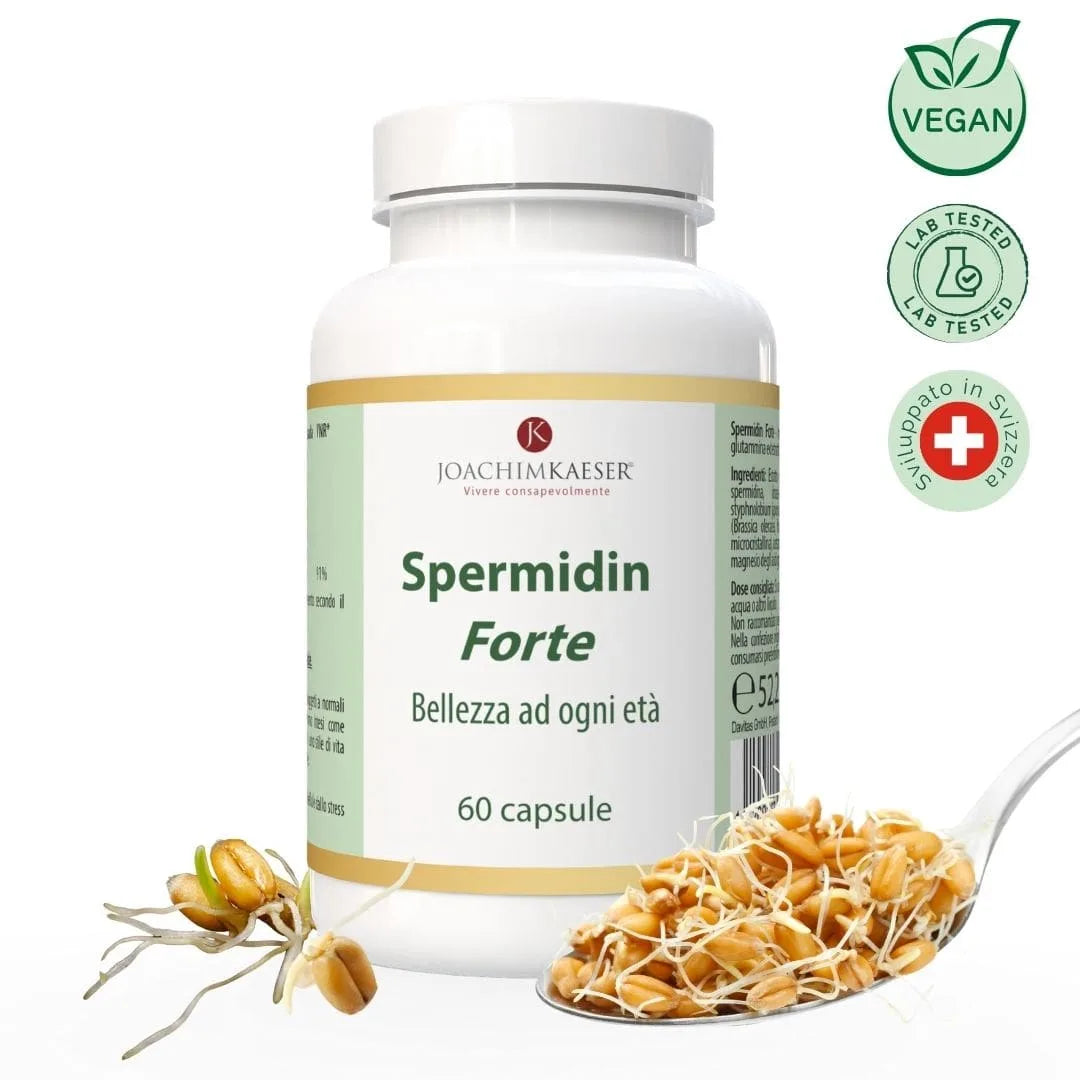 Spermidin Forte – Spermidina da germe di grano con quercetina | Autofagia e longevità