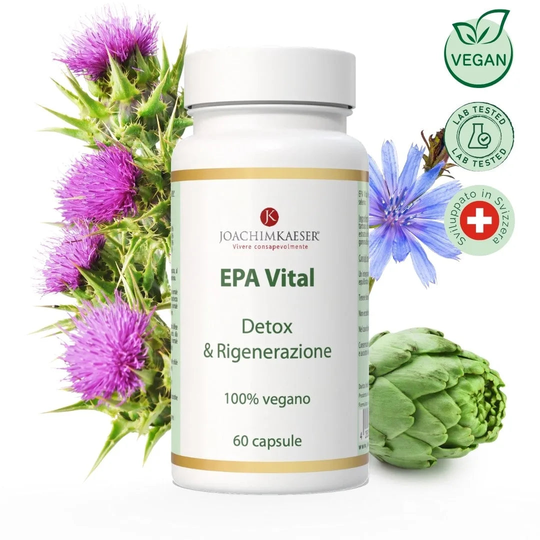 EPA Vital – Detox per il fegato con colina, cardo mariano e carciofo