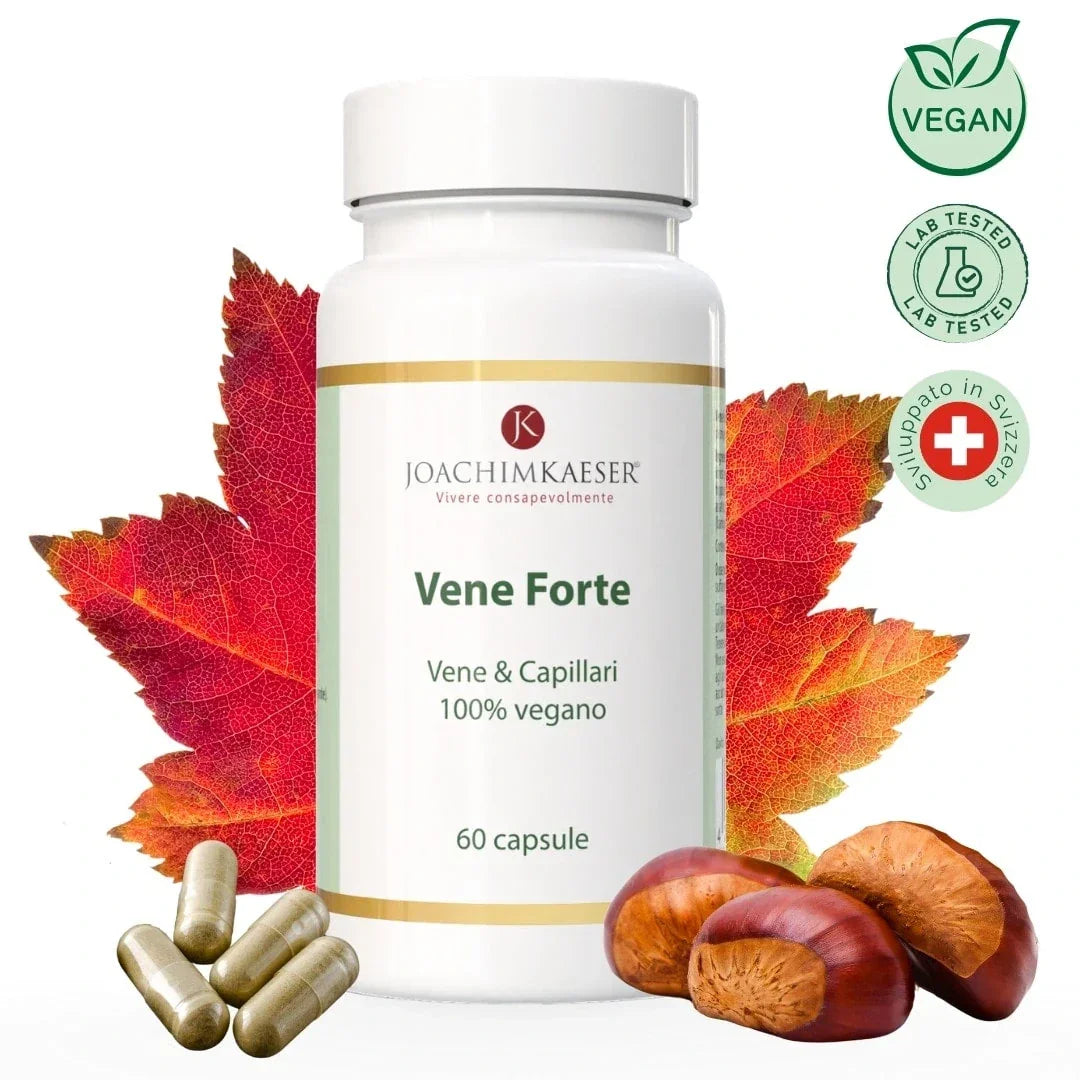 Vene Forte – Vene, capillari e gambe leggere con vite rossa e ippocastano