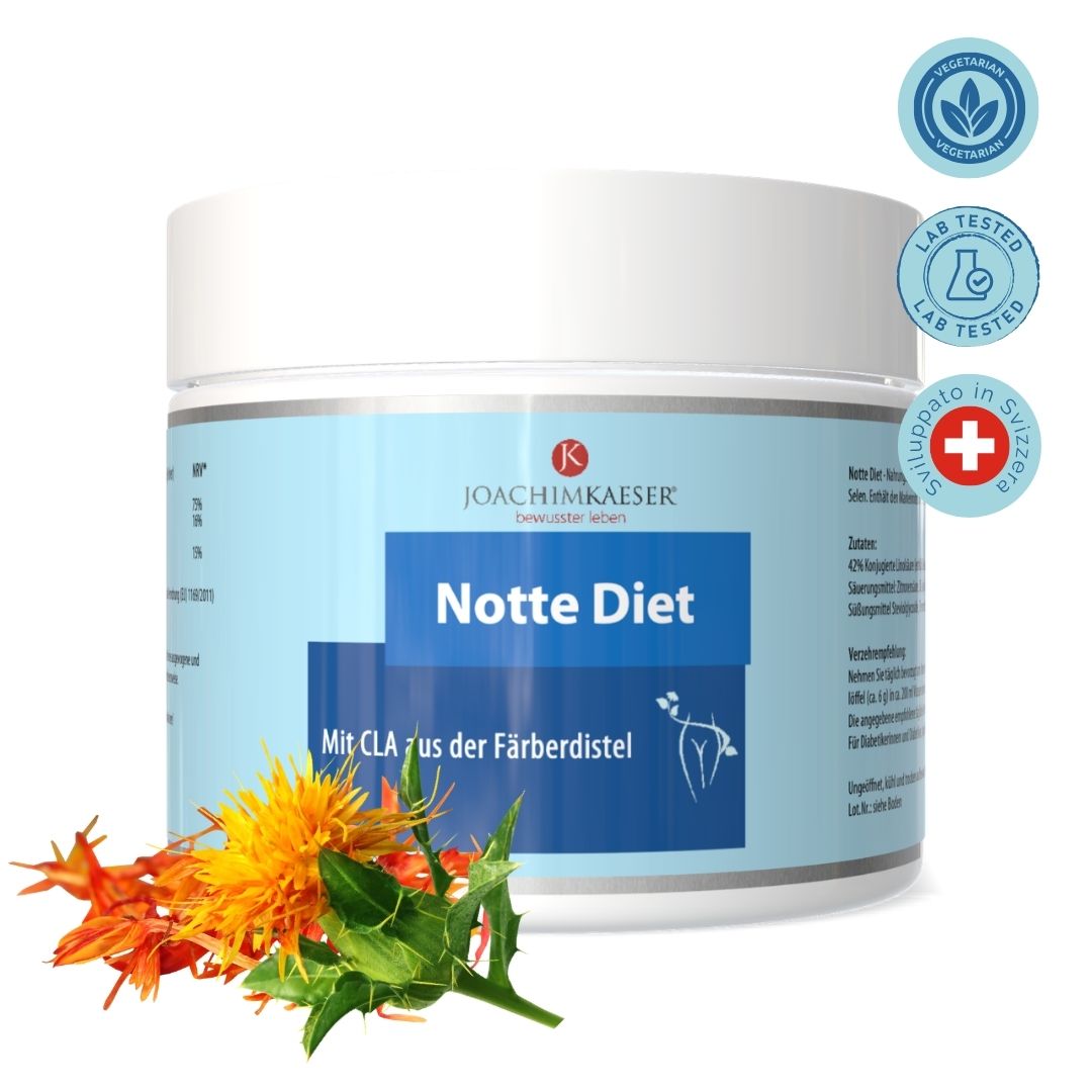 Notte Diet – Bevanda serale con 2,5 g di CLA, vitamina E e selenio per la linea