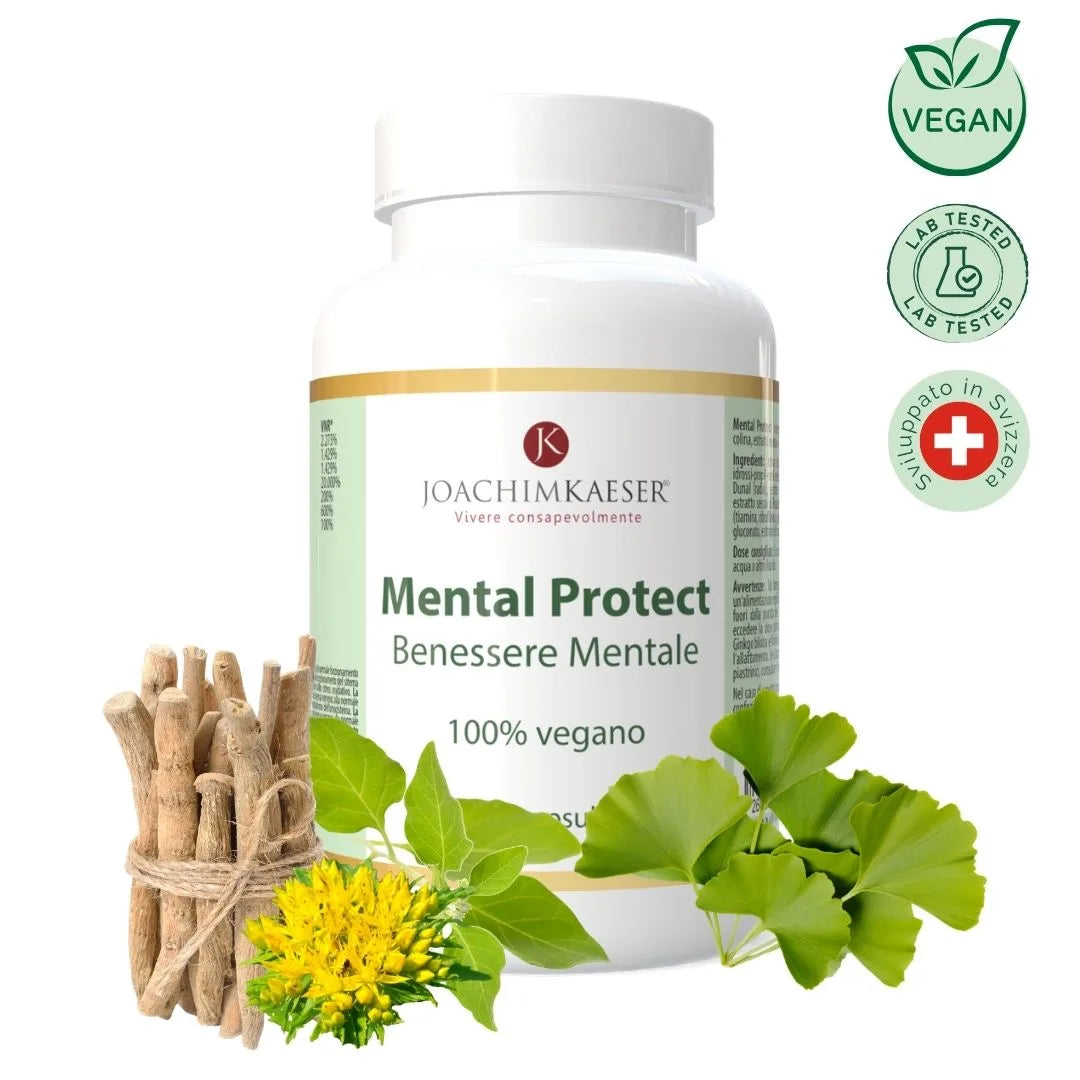 Mental Protect – Memoria e concentrazione con ginkgo, bacopa e vitamine B