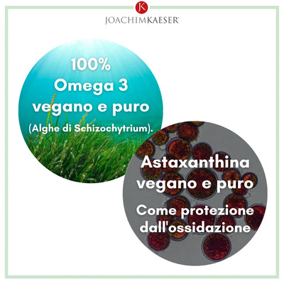 Omega 3 1000 - EPA & DHA Astaxantina 100% vegano
