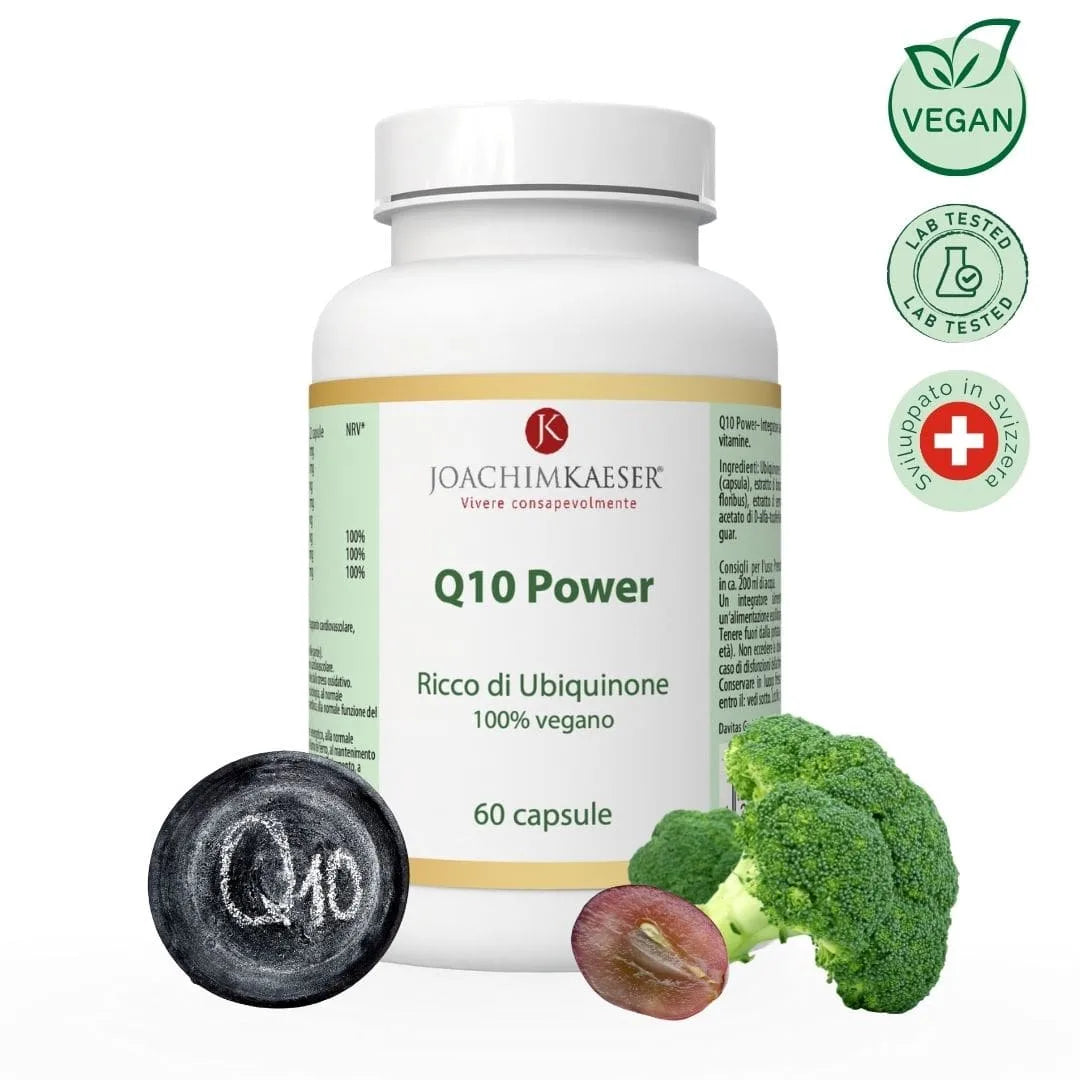 Q10 Power – 200 mg di coenzima Q10 con sulforafano e OPC per l'energia cellulare