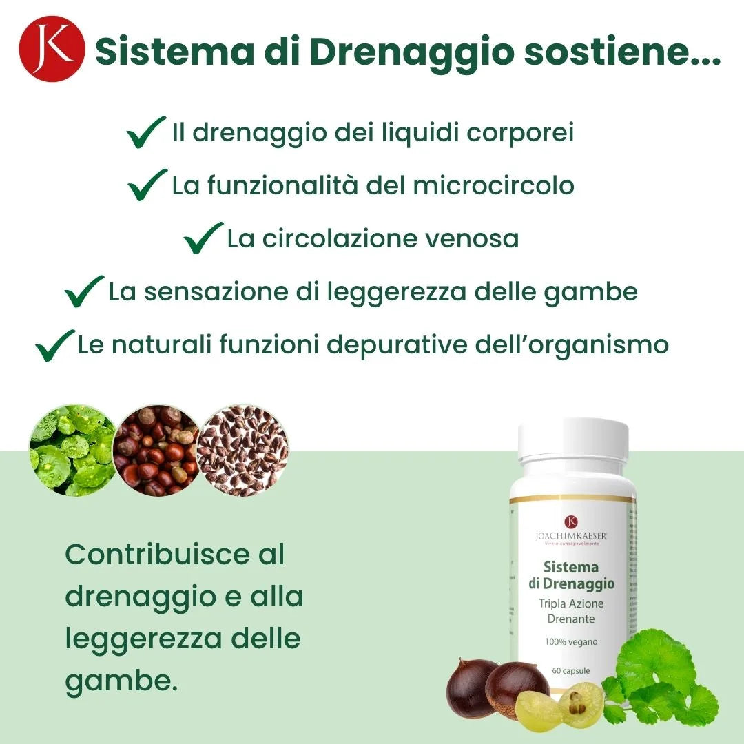 Sistema di Drenaggio | Tripla Azione Drenante