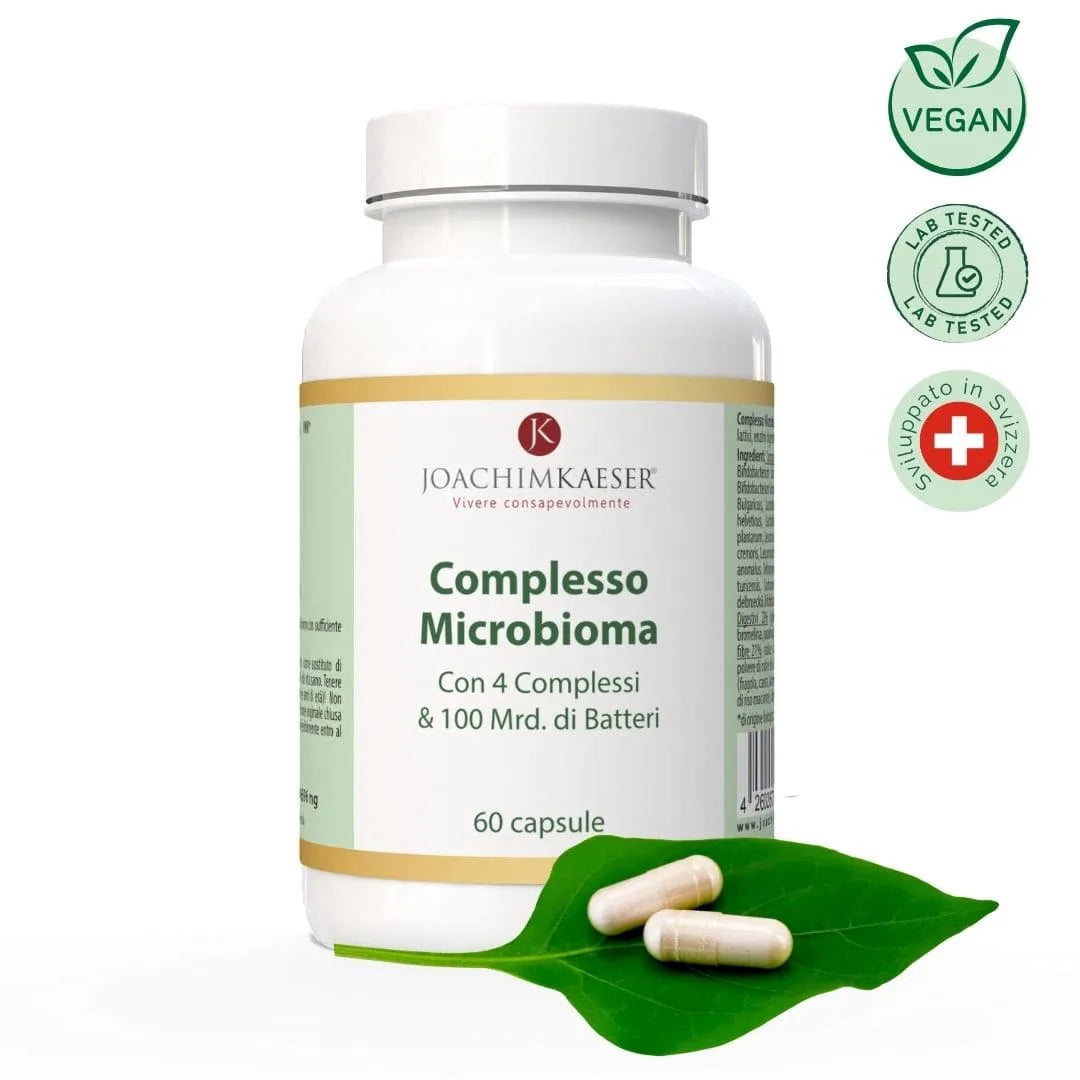 Complesso Microbioma – Flora intestinale in equilibrio e pancia sgonfia: 100 mld di UFC