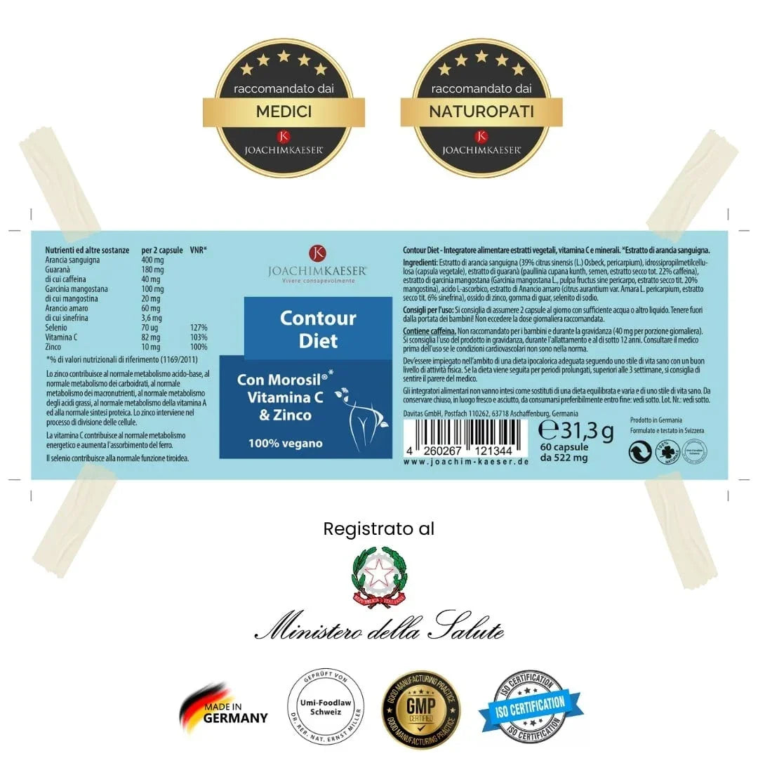 Contour Diet - Formula per la silhouette con Morosil®